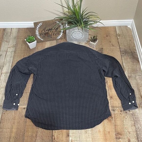 tailorbyrd Mens Casual Button Down Shirt Striped - Picture 6 of 9